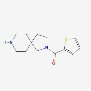 molecular formula C13H18N2OS B8111775 2,8-Diazaspiro[4.5]decan-2-yl(thiophen-2-yl)methanone 