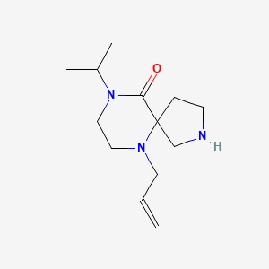 molecular formula C13H23N3O B8111789 6-Allyl-9-Isopropyl-2,6,9-Triazaspiro[4.5]Decan-10-One 