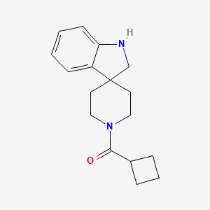 molecular formula C17H22N2O B8111810 Cyclobutyl(spiro[indoline-3,4'-piperidin]-1'-yl)methanone 