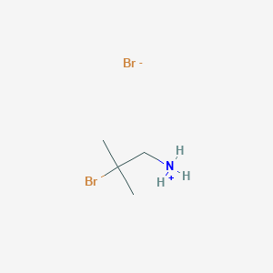 molecular formula C4H11Br2N B8111868 (2-Bromo-2-methylpropyl)azanium;bromide 
