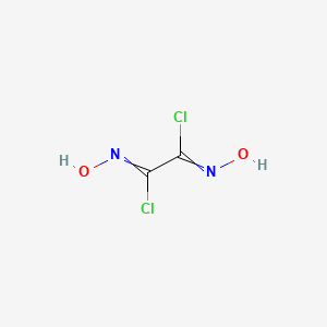 molecular formula C2H2Cl2N2O2 B8111934 二氯乙二酰亚胺二羟基 