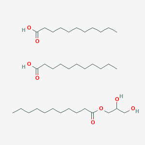 molecular formula C36H72O8 B8111966 2,3-Dihydroxypropyl undecanoate diundecanoate 