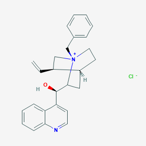 molecular formula C26H29ClN2O B8111991 (R)-[(1S,4S,5R)-1-benzyl-5-ethenyl-1-azoniabicyclo[2.2.2]octan-2-yl]-quinolin-4-ylmethanol;chloride 