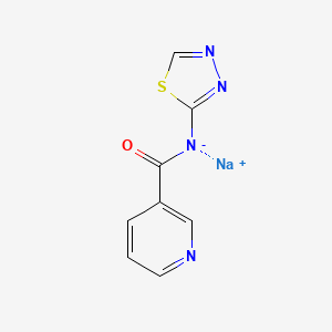 molecular formula C8H5N4NaOS B8112031 TGN-020 (sodium) 