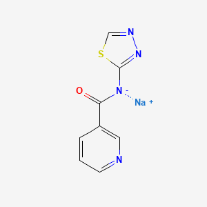 molecular formula C8H5N4NaOS B8112031 TGN-020（钠） 