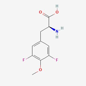 molecular formula C10H11F2NO3 B8112112 (2S)-2-amino-3-(3,5-difluoro-4-methoxyphenyl)propanoic acid 