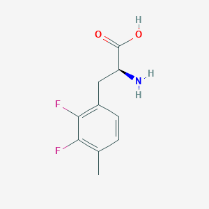 molecular formula C10H11F2NO2 B8112141 (2S)-2-Amino-3-(2,3-difluoro-4-methylphenyl)propanoic acid 