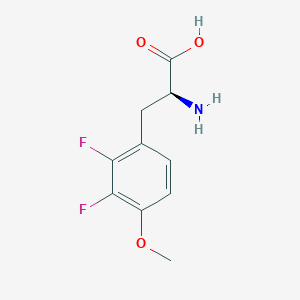 molecular formula C10H11F2NO3 B8112194 (2S)-2-amino-3-(2,3-difluoro-4-methoxyphenyl)propanoic acid 