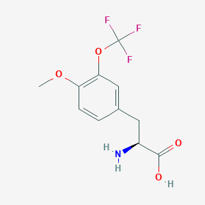 (2S)-2-amino-3-[4-methoxy-3-(trifluoromethoxy)phenyl]propanoic acid