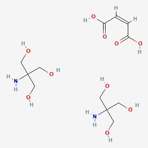 molecular formula C12H26N2O10 B8112308 (2-Hydroxy-1,1-bis(hydroxymethyl)ethyl)ammonium hydrogen maleate 