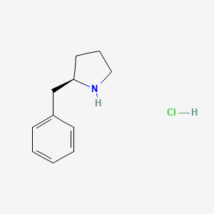 molecular formula C11H16ClN B8112387 (R)-2-benzylpyrrolidine hydrochloride 