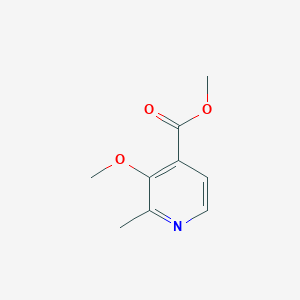 molecular formula C9H11NO3 B8112396 Methyl 3-methoxy-2-methylpyridine-4-carboxylate 