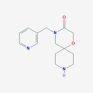 molecular formula C14H19N3O2 B8112439 4-(Pyridin-3-Ylmethyl)-1-Oxa-4,9-Diazaspiro[5.5]Undecan-3-One 