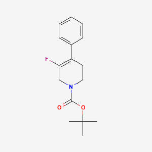 tert-butyl 3-Fluoro-4-phenyl-5,6-dihydropyridine-1(2H)-carboxylate