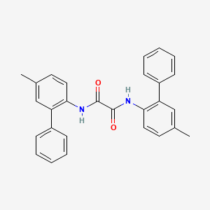molecular formula C28H24N2O2 B8112467 N1,N2-Bis(5-methyl-[1,1'-biphenyl]-2-yl)oxalamide 