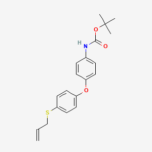 Tert-butyl (4-(4-(allylthio)phenoxy)phenyl)carbamate