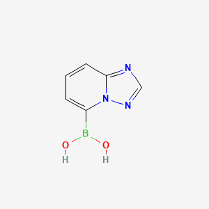 molecular formula C6H6BN3O2 B8112584 [1,2,4]Triazolo[1,5-a]pyridine-5-boronic Acid 