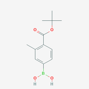 (4-[(tert-Butoxy)carbonyl]-3-methylphenyl)boronic acid
