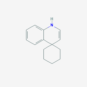molecular formula C14H17N B8112624 spiro[1H-quinoline-4,1'-cyclohexane] 