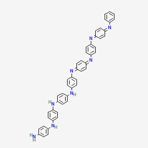 molecular formula C48H38N8 B8112657 翠绿胺 