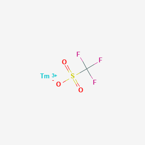 molecular formula CF3O3STm+2 B8112661 CID 22482912 