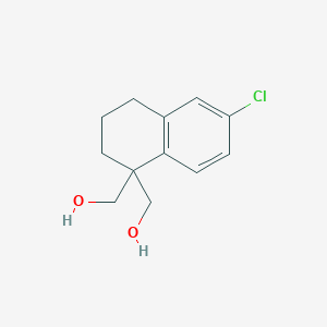 (6-Chloro-1,2,3,4-tetrahydronaphthalene-1,1-diyl)dimethanol