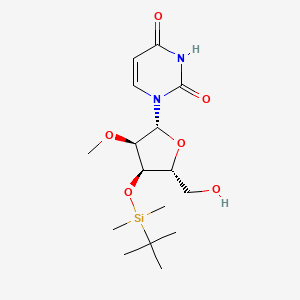 1-((2R,3R,4R,5R)-4-((tert-Butyldimethylsilyl)oxy)-5-(hydroxymethyl)-3-methoxytetrahydrofuran-2-yl)pyrimidine-2,4(1H,3H)-dione