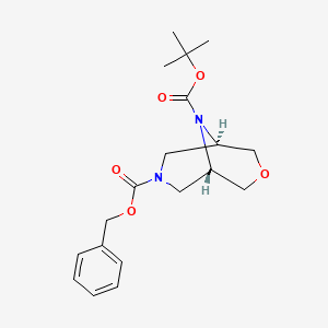 (1R,5S)-7-Benzyl 9-tert-butyl 3-oxa-7,9-diazabicyclo[3.3.1]nonane-7,9-dicarboxylate