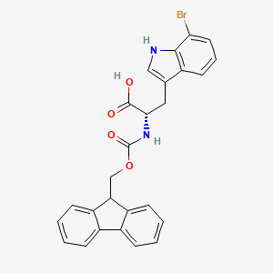 (S)-2-((((9H-fluoren-9-yl)methoxy)carbonyl)amino)-3-(7-bromo-1H-indol-3-yl)propanoic acid