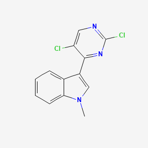 molecular formula C13H9Cl2N3 B8112903 3-(2,5-Dichloropyrimidin-4-yl)-1-methyl-1H-indole 