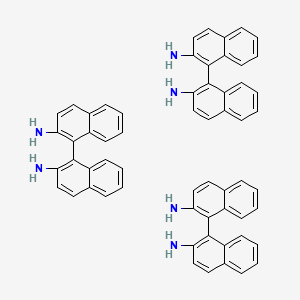 molecular formula C60H48N6 B8112969 Tris([1,1'-binaphthalene]-2,2'-diamine) 