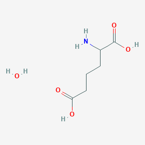 molecular formula C6H13NO5 B8112977 Aminoadipic acid hydrate 