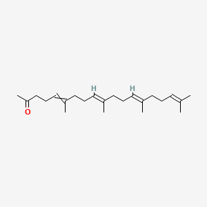molecular formula C23H38O B8112998 6,10,14,18-Tetramethyl-5,9,13,17-nonadecatetraen-2-one 