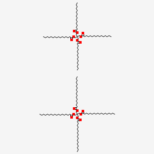 molecular formula C146H280O16 B8113004 [3-Hexadecanoyloxy-2,2-bis(hexadecanoyloxymethyl)propyl] hexadecanoate;[3-octadecanoyloxy-2,2-bis(octadecanoyloxymethyl)propyl] octadecanoate 