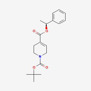 (S)-1-tert-butyl 4-(1-Phenylethyl) 5,6-dihydropyridine-1,4(2H)-dicarboxylate