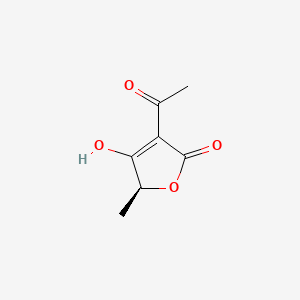 (S)-3-acetyl-4-hydroxy-5-methylfuran-2(5H)-one