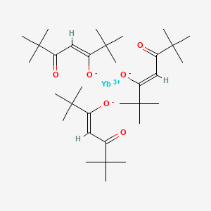 molecular formula C33H57O6Yb B8113072 Tris(2,2,6,6-tetramethyl-3,5-heptanedionato)ytterbium 