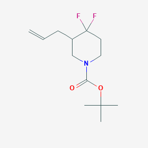 tert-Butyl 3-allyl-4,4-difluoropiperidine-1-carboxylate