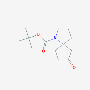molecular formula C13H21NO3 B8113106 tert-Butyl 7-oxo-1-azaspiro[4.4]nonane-1-carboxylate 