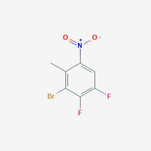 3-Bromo-1,2-difluoro-4-methyl-5-nitrobenzene