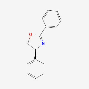 molecular formula C15H13NO B8113167 (S)-2,4-二苯基-4,5-二氢恶唑 