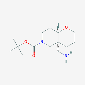 Cis-Tert-Butyl 4A-(Aminomethyl)Hexahydro-2H-Pyrano[3,2-C]Pyridine-6(7H)-Carboxylate