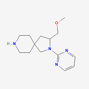 3-(Methoxymethyl)-2-pyrimidin-2-yl-2,8-diazaspiro[4.5]decane
