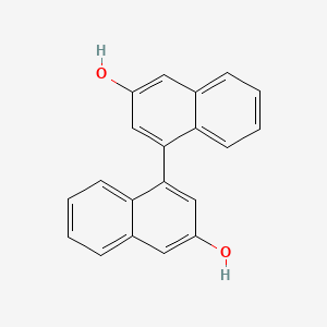 molecular formula C20H14O2 B8113375 3,3'-Dihydroxy binaphthalene 