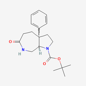 tert-Butyl (3aS,8aR)-6-oxo-3a-phenyloctahydropyrrolo[2,3-c]azepine-1(2H)-carboxylate