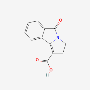 molecular formula C12H9NO3 B8113420 5-Oxo-2,3-dihydro-5H-pyrrolo[2,1-a]isoindole-1-carboxylic acid 