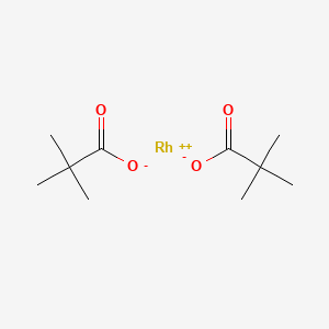 molecular formula C10H18O4Rh B8113424 Rhodium(II)dipivalate 