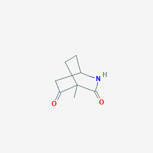 molecular formula C8H11NO2 B8113482 4-Methyl-2-azabicyclo[2.2.2]octane-3,5-dione 