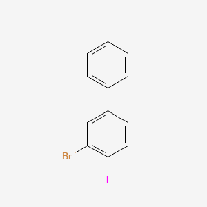 molecular formula C12H8BrI B8113524 3-Bromo-4-iodo-1,1'-biphenyl 