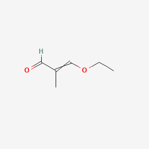 molecular formula C6H10O2 B8113596 3-Ethoxy-2-methylacrolein 